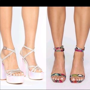 FASHION NOVA SHOE BUNDLE!!